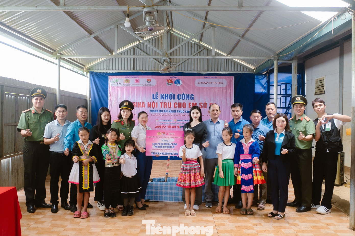 Các đơn vị đã hỗ trợ hơn 1,1 tỷ đồng để xây dựng các công trình chuẩn bị cho năm học mới.