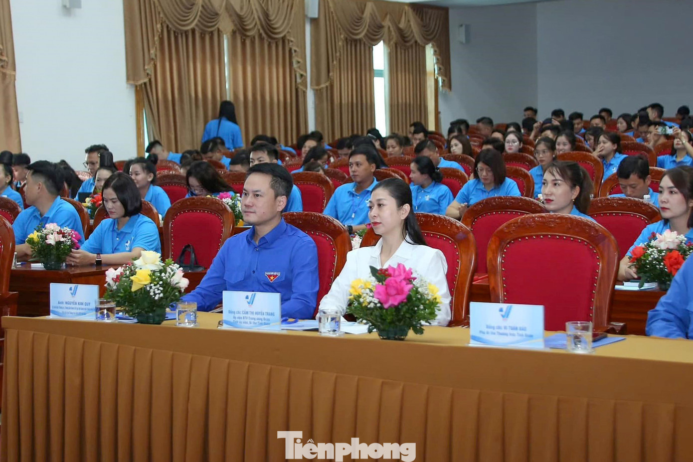 Anh Nguyễn Kim Quy - Phó Chủ tịch Thường trực Trung ương Hội LHTN Việt Nam dự Đại hội.