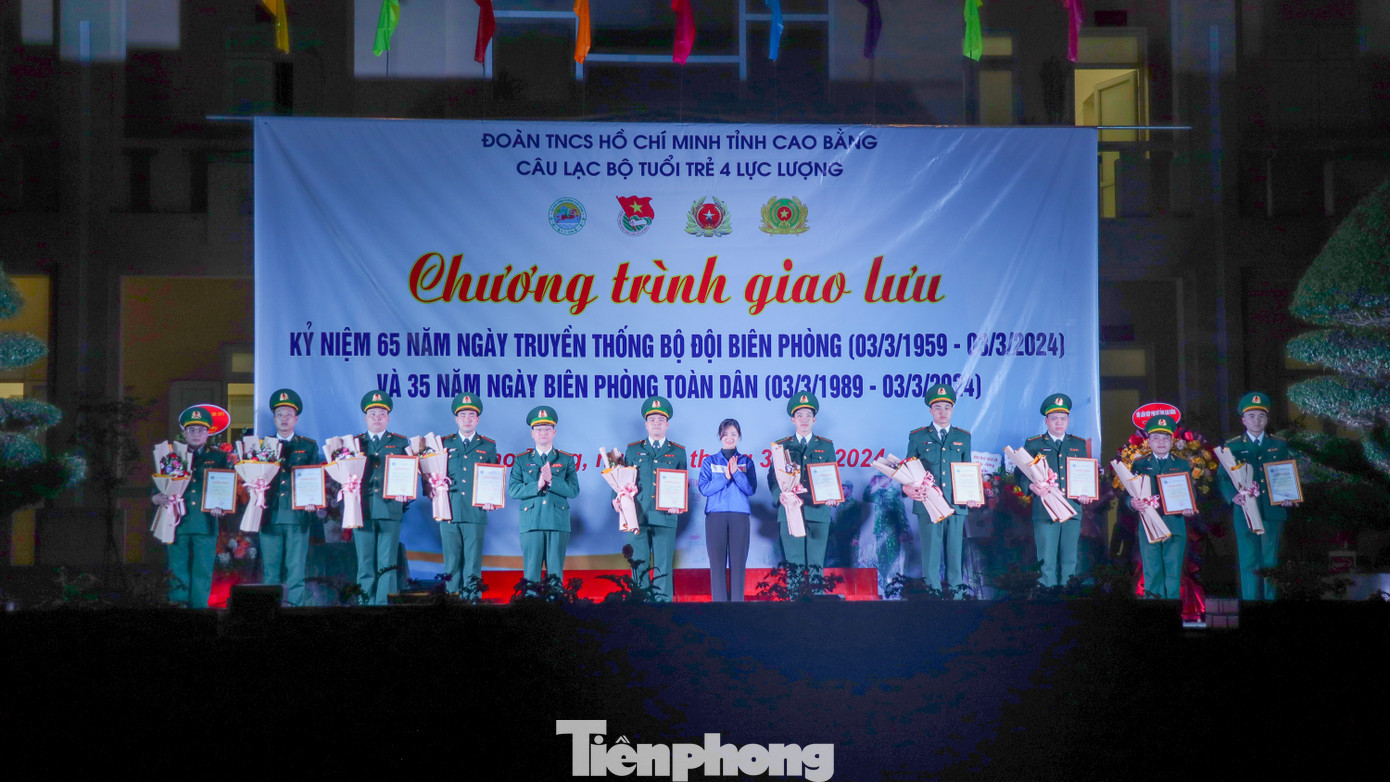 BĐBP tỉnh Cao Bằng đã tuyên dương 10 gương mặt trẻ tiêu biểu của năm 2023.