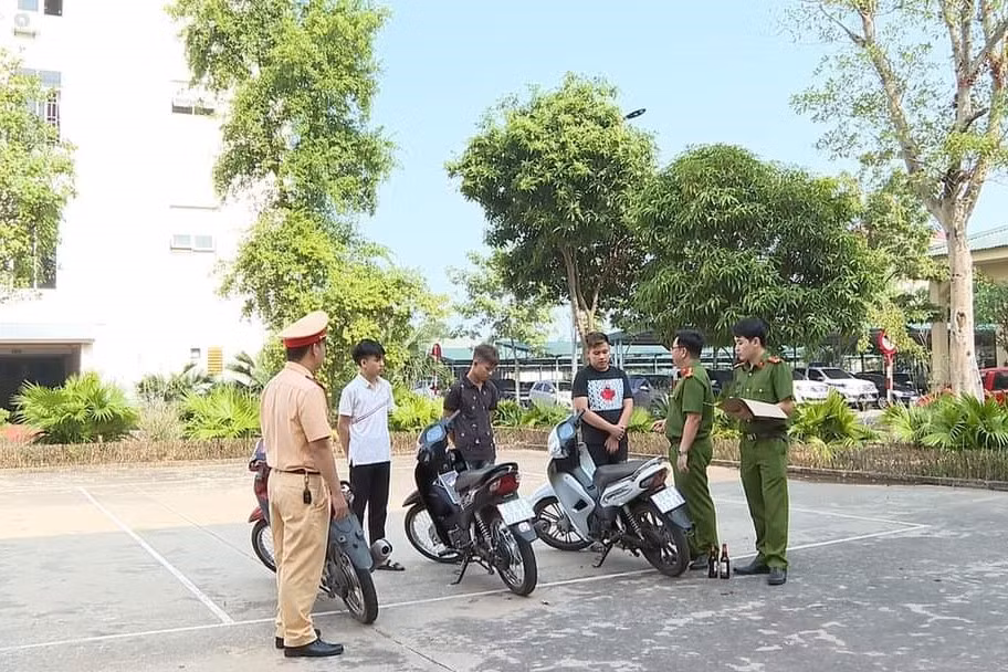Các đối tượng trong vụ tấn công CSGT. Ảnh: CACC. Các đối tượng trong vụ tấn công CSGT. Ảnh: CACC.