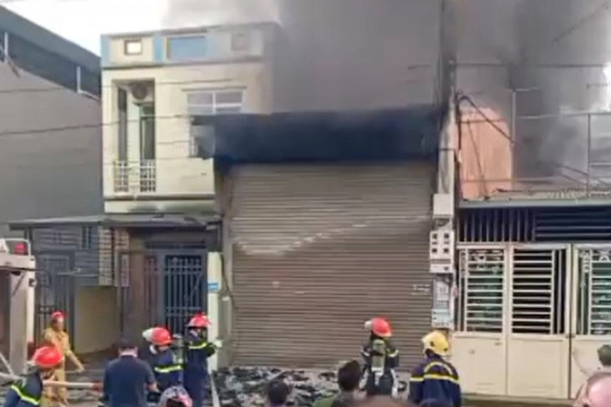 Hiện trường vụ cháy