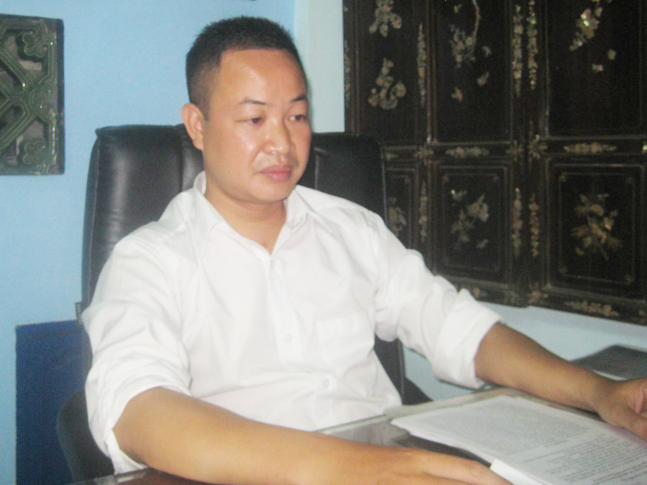 Luật sư Nguyễn Anh Thơm -người được mời tham gia bào chữa cho Đặng Trần Hoài.