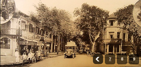 Tiệm cà phê La Rotonde trên đường Catinat (Đồng khởi)