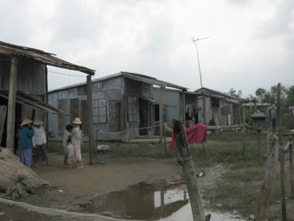 Một góc làng ô sin Đông Hải, xã Lộc Trì 