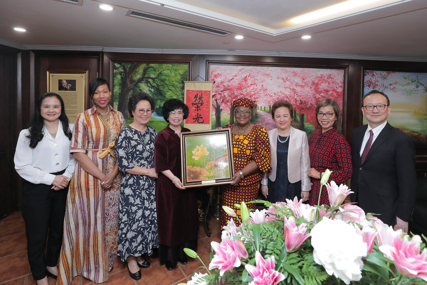 Cuộc gặp Tổng Giám đốc WTO đã giúp mở ra nhiều giải pháp cho những thách thức thương mại thế giới mà các doanh nghiệp do nữ doanh nhân làm chủ ở Việt Nam đang gặp phải.