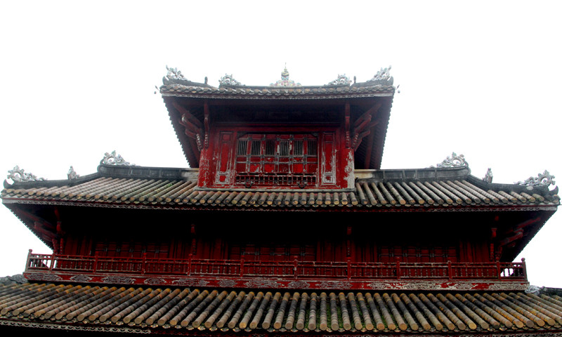 Hiển Lâm Các có độ cân xứng trong thiết kế