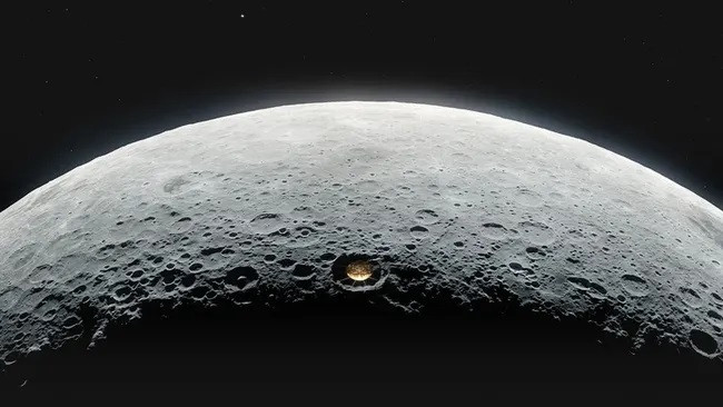Kính viễn vọng vô tuyến Lunar Crater (LCRT) hiện đang trong giai đoạn lập kế hoạch nhưng có thể sớm trở thành hiện thực nếu vượt qua các cuộc kiểm tra cuối cùng và nhận được toàn bộ kinh phí. (Ảnh: NASA/Vladimir Vustyansky)