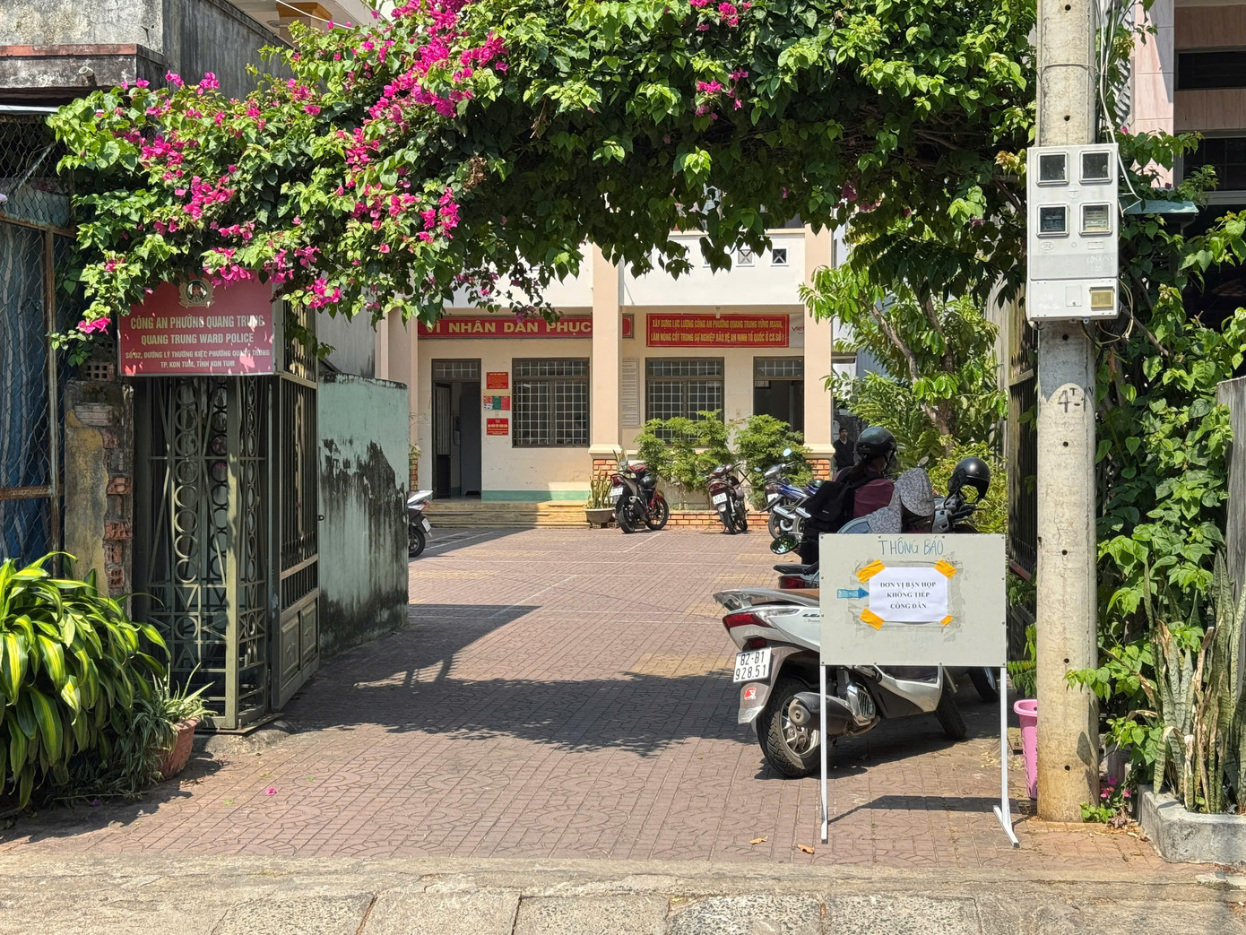 Ông N.X.T được phát hiện tử vong tại trụ sở Công an phường Quang Trung