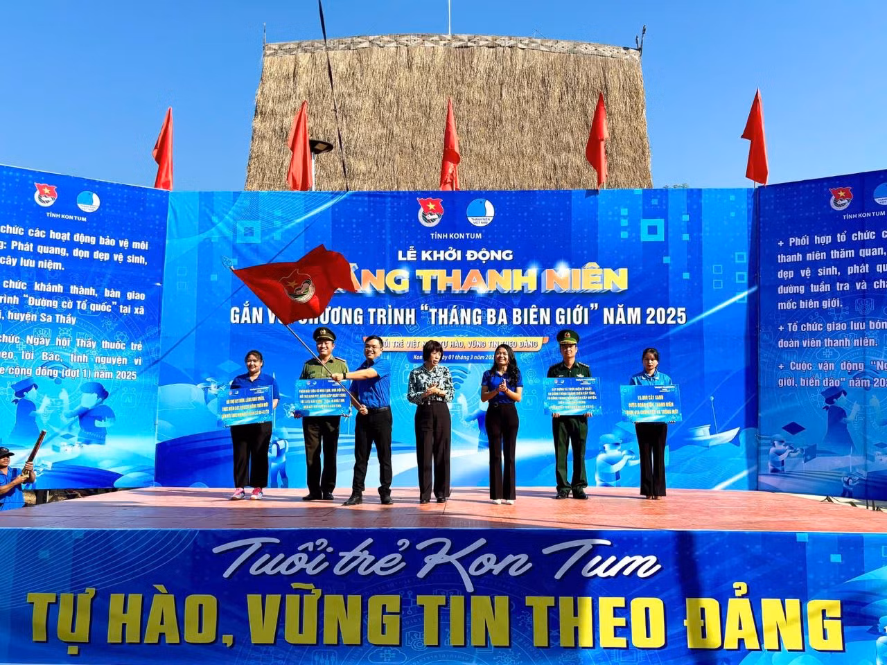 Lễ khởi động Tháng Thanh niên 2025 gắn với chương trình "Tháng Ba biên giới".