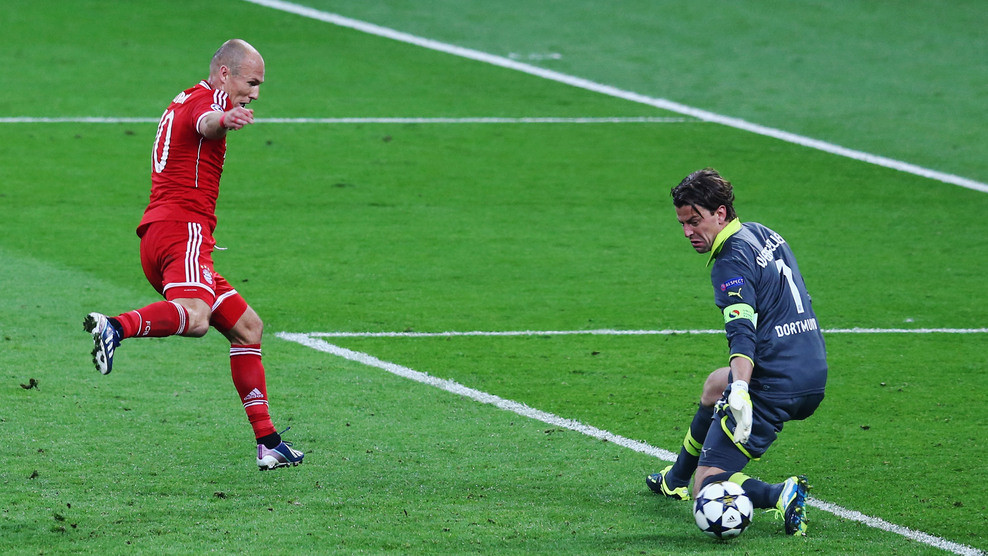 Pha ghi bàn mang về vinh quang cho Bayern của Robben. Pha ghi bàn mang về vinh quang cho Bayern của Robben