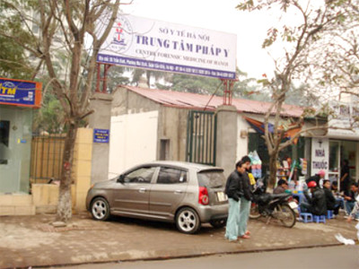 Trung tâm Pháp y, nơi xảy ra vụ án.