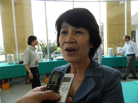 Nhà biên kịch Nguyễn Thị Hồng Ngát. Ảnh: LT. Nhà biên kịch Nguyễn Thị Hồng Ngát. Ảnh: LT