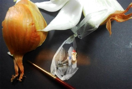 Kiệt tác nghệ thuật siêu nhỏ trên thực phẩm ảnh 7