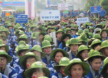 Hừng hực khí thế tình nguyện xanh ảnh 4