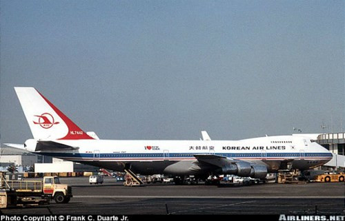 Chiếc Boeing 747 mang số hiệu KAL 007 của Korean Air Lines.