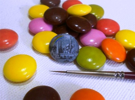 Kiệt tác nghệ thuật siêu nhỏ trên thực phẩm ảnh 6