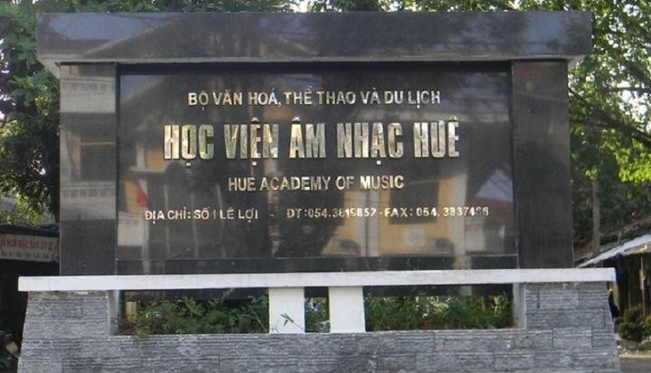 Học viện Âm nhạc Huế. Học viện Âm nhạc Huế.