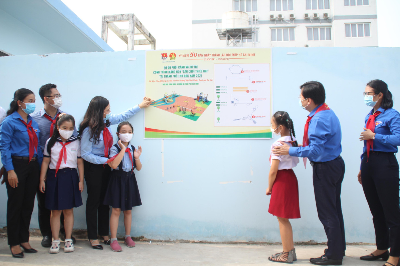 Khởi công công trình &quot;Sân chơi thiếu nhi&quot; tại TP. Thủ Đức