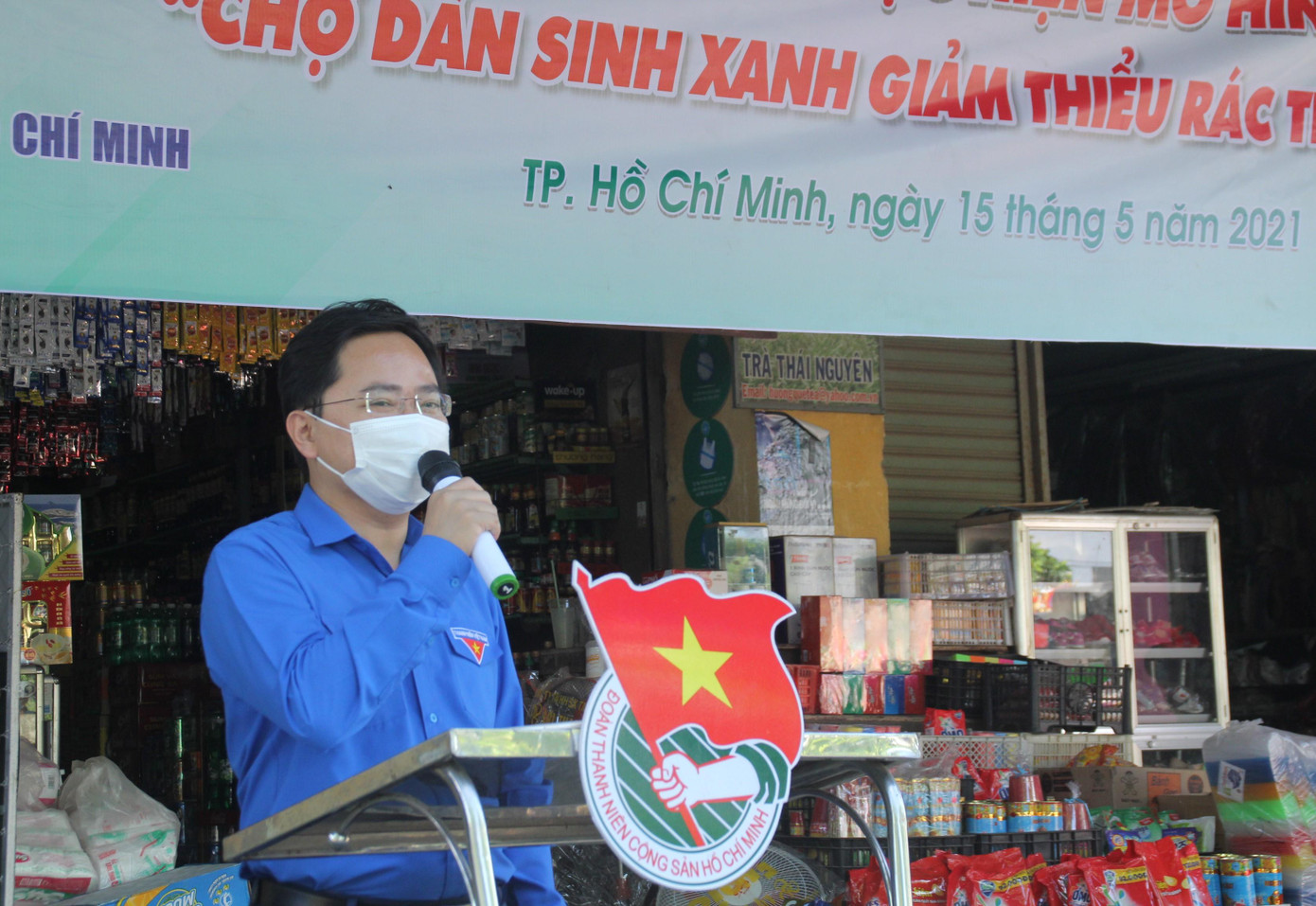 Anh Nguyễn Anh Tuấn phát biểu khởi động ngày hội