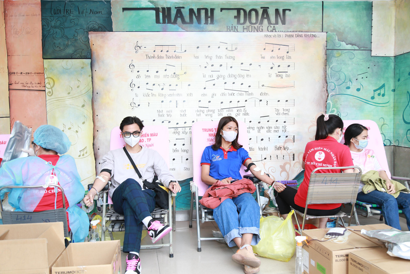 Kết lại ngày hội, Ban tổ chức đã tiếp nhận được 415 đơn vị máu từ 290 người tham gia hiến máu