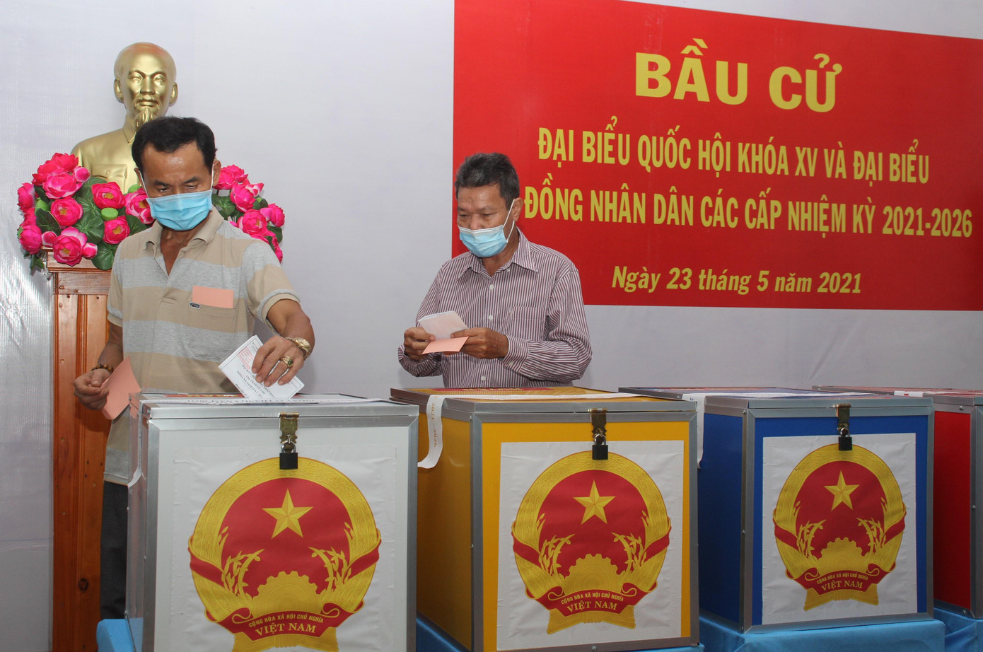 Cử tri Củ Chi bầu cử đại biểu Quốc hội và HĐND các cấp nhiệm kỳ 2021 - 2026