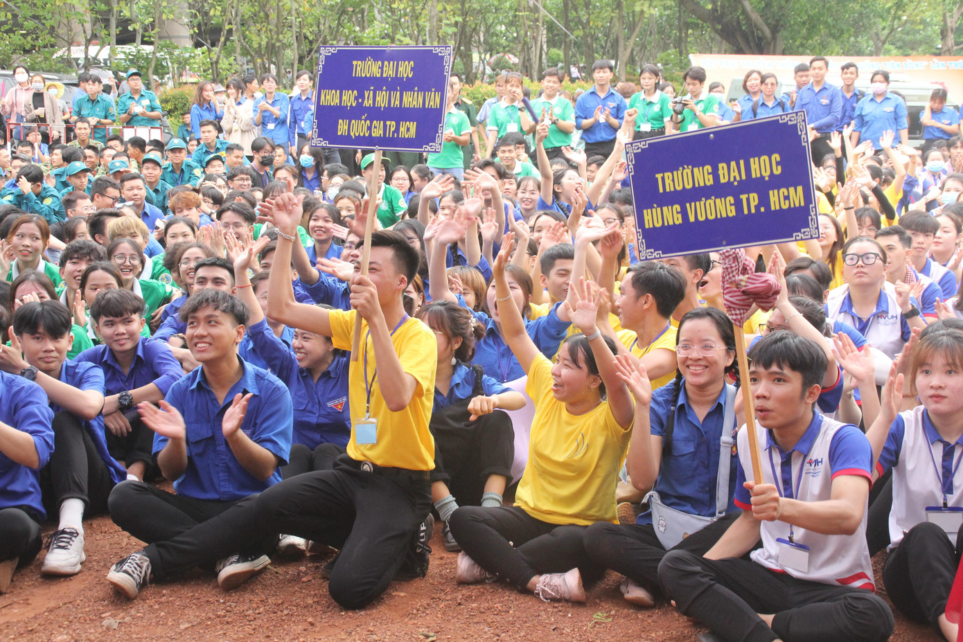 Hội trại thu hút hơn 1.500 trại sinh các đơn vị tham gia sinh hoạt, trau dồi kỹ năng, kinh nghiệm sống