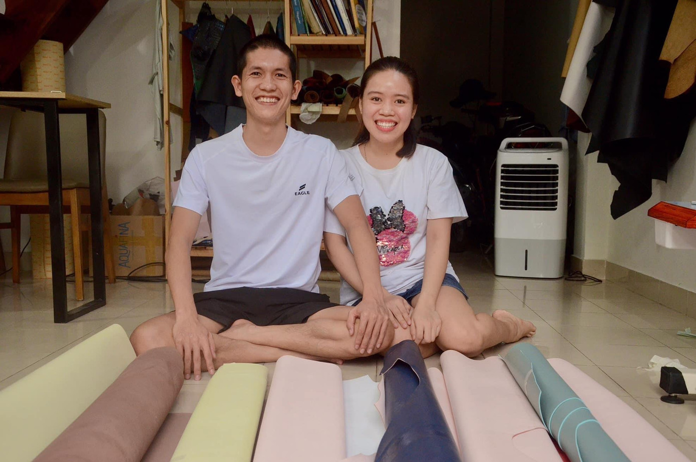 Anh Lập và bạn gái 9x quê Quảng Nam, Nguyễn Thị Vy (Ảnh: NVCC)