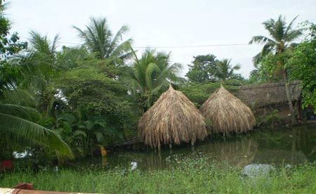 Một cà phê chòi ở miệt ngoại thành