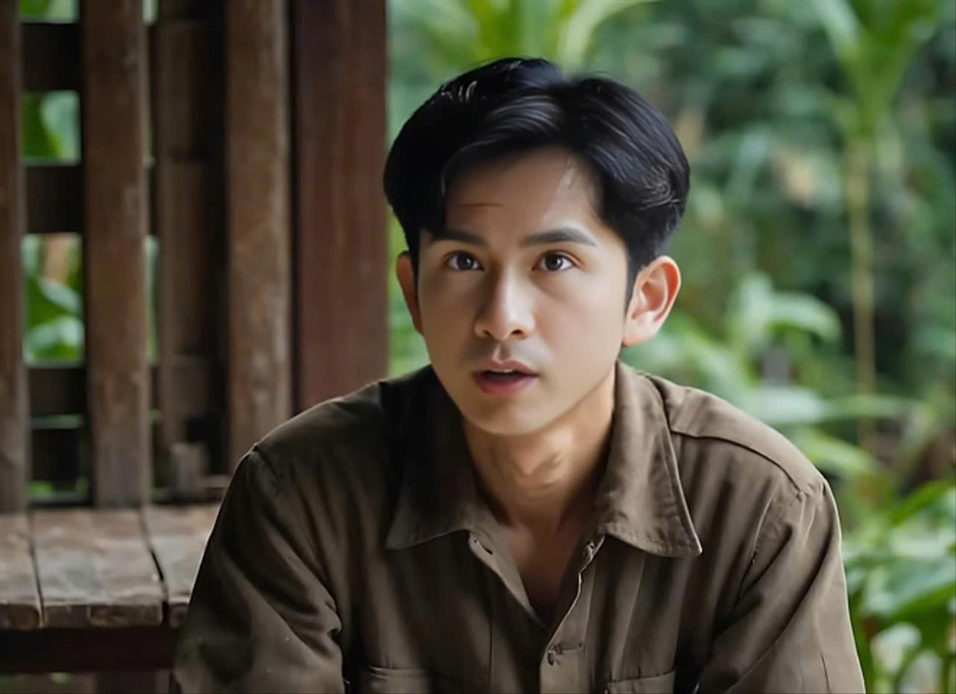 Đan Trường ảo trong MV Em ơi ví dầu Đan Trường ảo trong MV Em ơi ví dầu