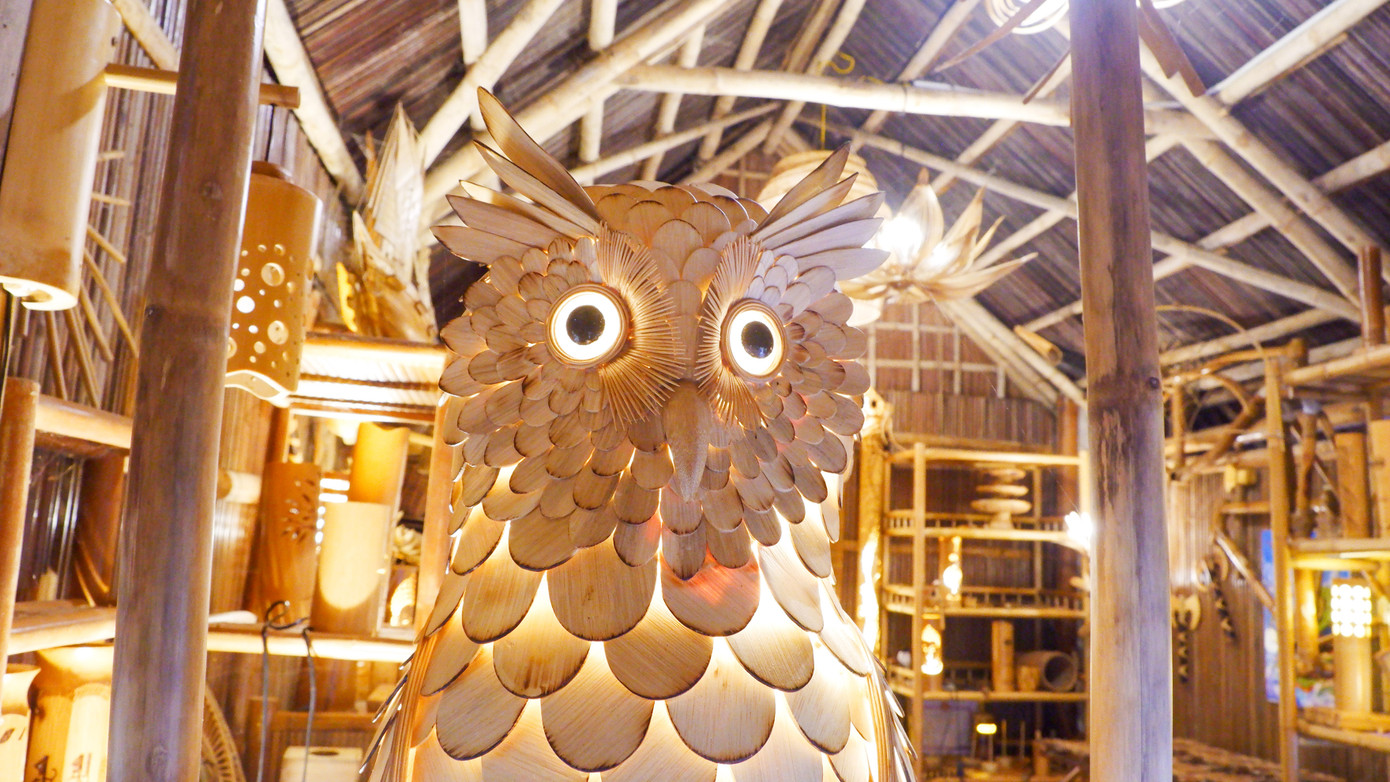 Những sản phẩm độc đáo chế tác từ tre