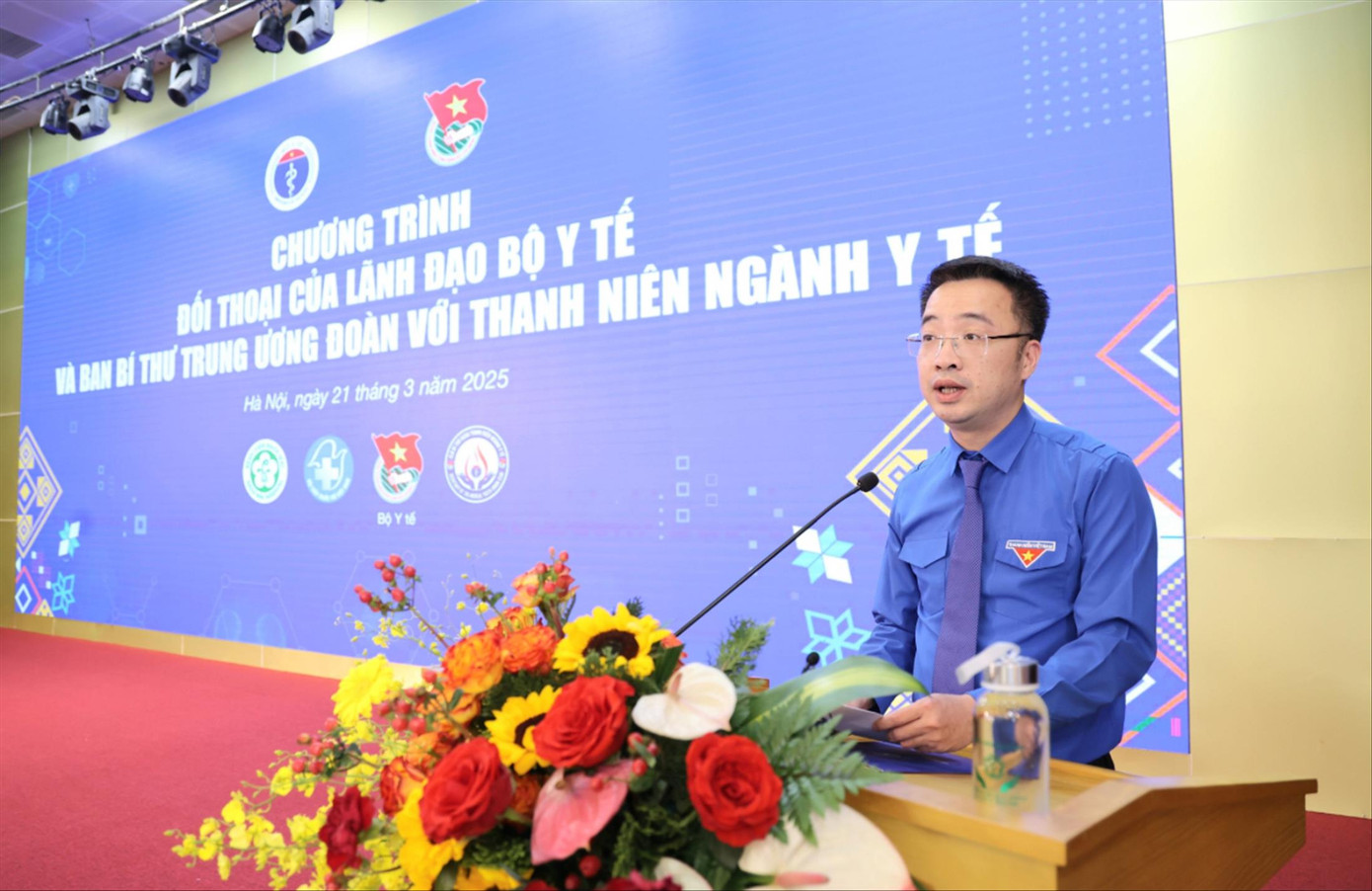 Anh Nguyễn Tường Lâm, Bí thư Trung ương Đoàn, phát biểu tại chương trình đối thoại Anh Nguyễn Tường Lâm, Bí thư Trung ương Đoàn, phát biểu tại chương trình đối thoại