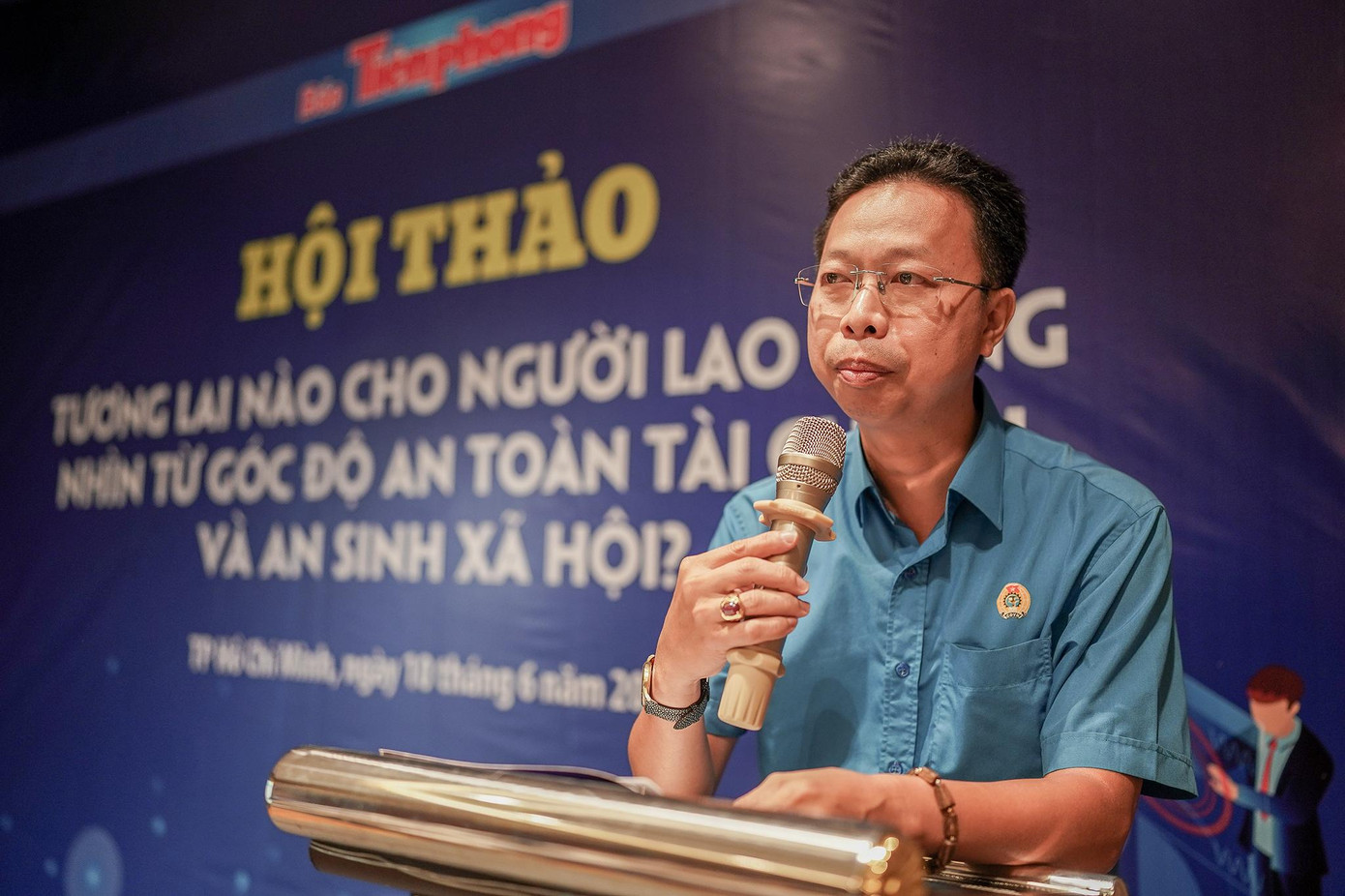 Ông Nguyễn Thành Đô, Trưởng ban Chính sách Pháp luật, Liên đoàn Lao động TPHCM Ông Nguyễn Thành Đô, Trưởng ban Chính sách Pháp luật, Liên đoàn Lao động TPHCM