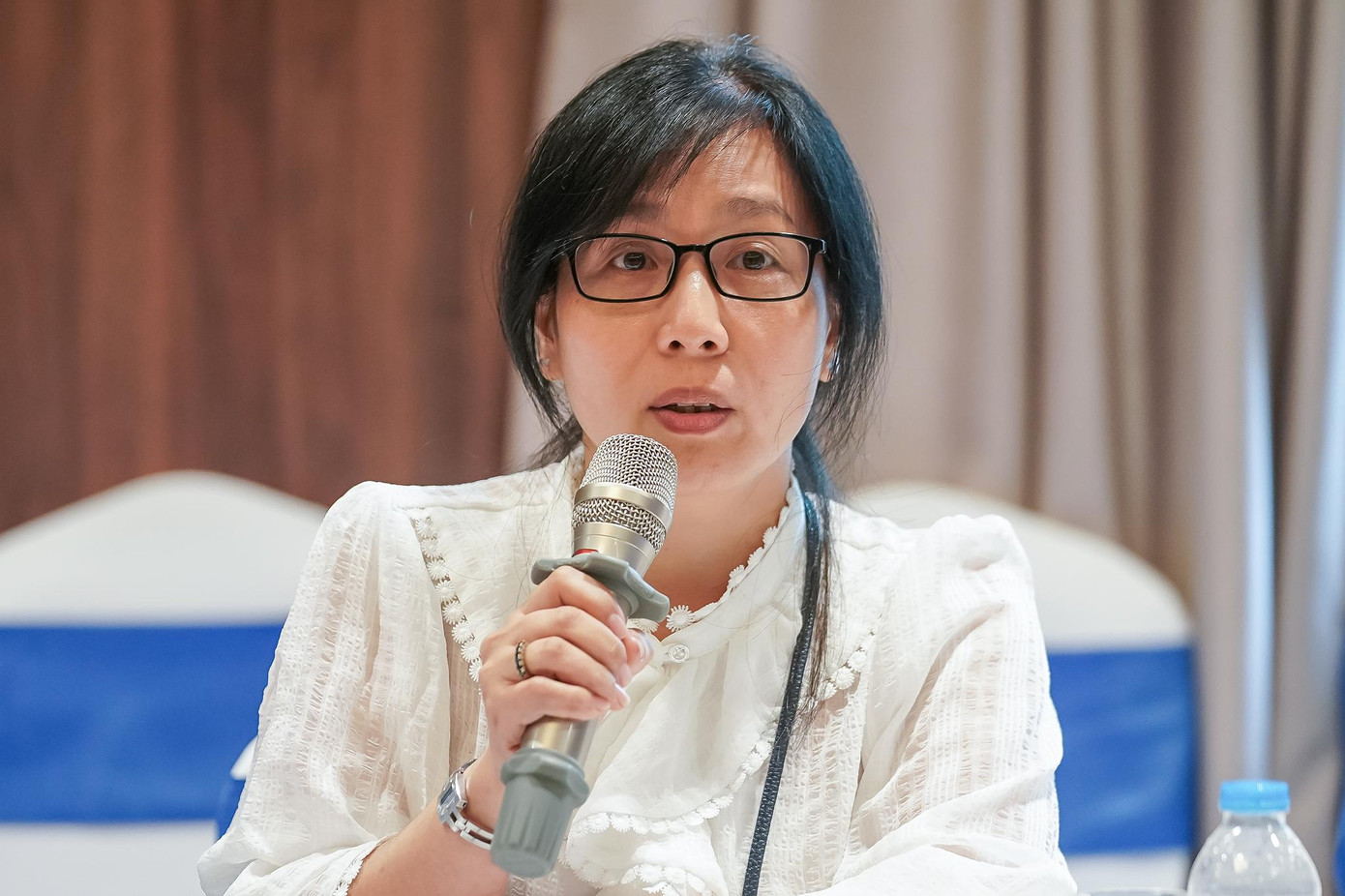 Bà Nguyễn Hồng Hà, đại diện Sở LĐ-TB&XH TPHCM Bà Nguyễn Hồng Hà, đại diện Sở LĐ-TB&XH TPHCM