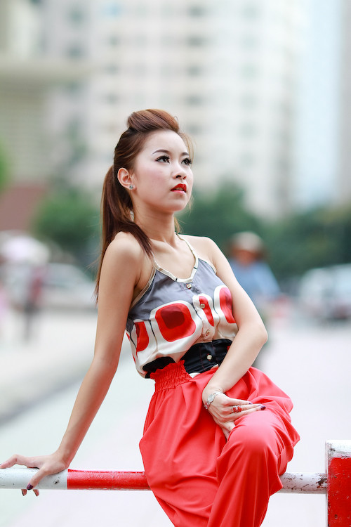 Nổi bật lên giữa không gian phố