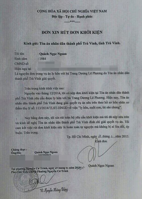 Điều gì khiến Quách Ngọc Ngoan bất ngờ rút đơn ly hôn Lê Phương? ảnh 2