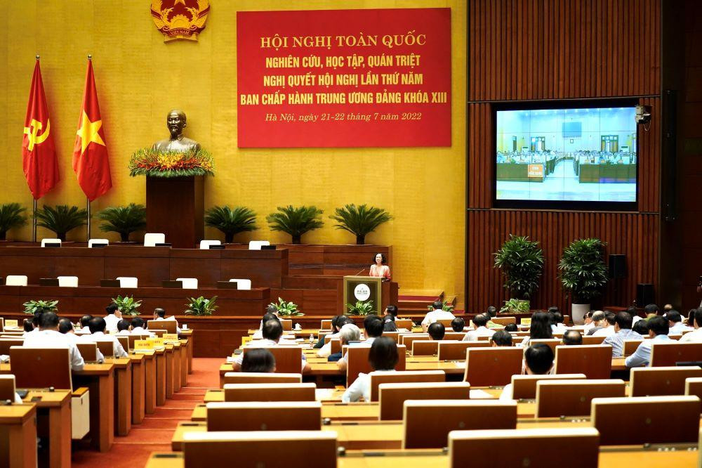 Hội nghị quán triệt các Nghị quyết Hội nghị Trung ương 5 (ảnh Như Ý) Hội nghị quán triệt các Nghị quyết Hội nghị Trung ương 5 (ảnh Như Ý)