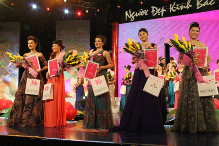 Top 5 người đẹp nhất đêm chung kết Người đẹp Kinh Bắc