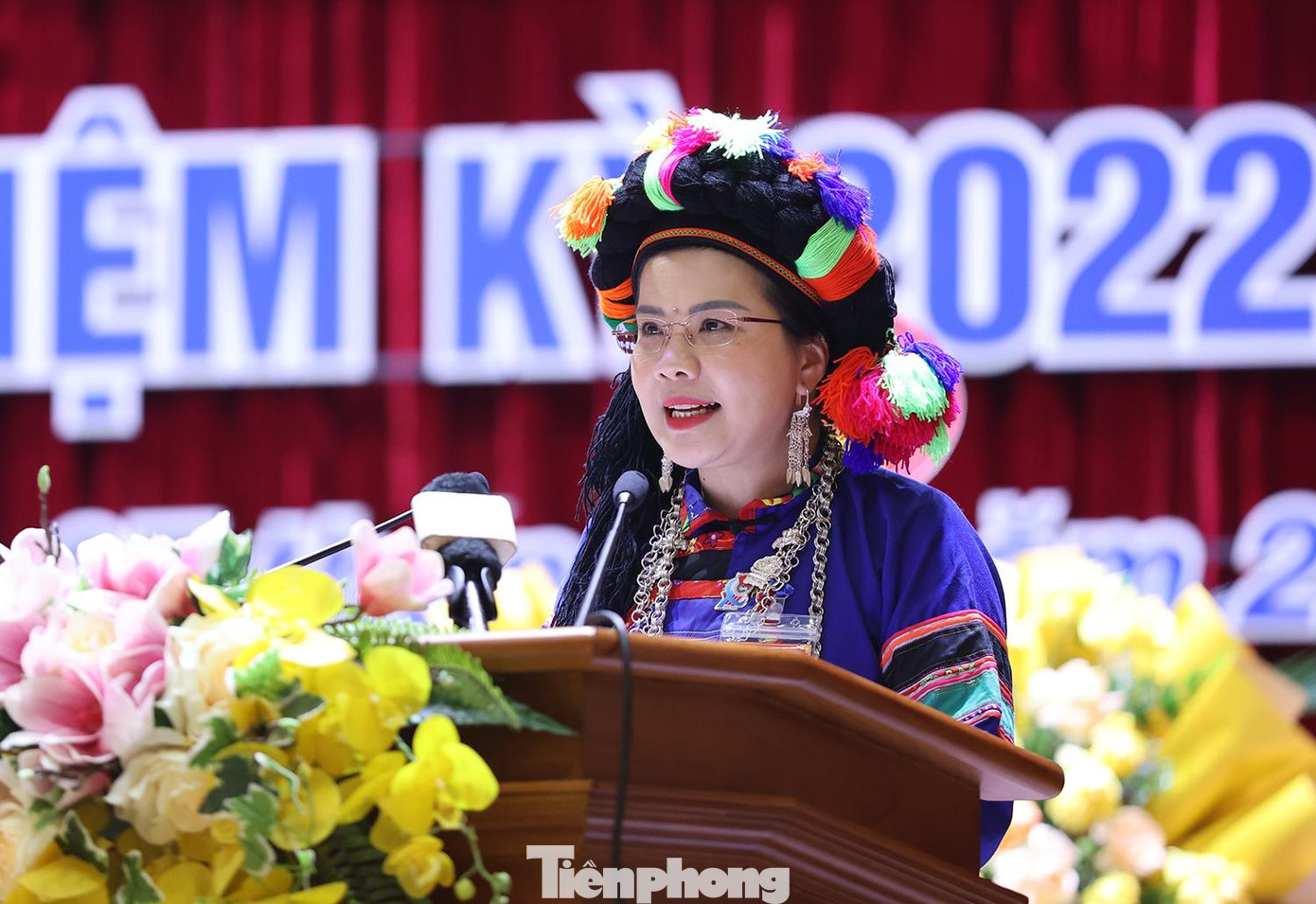 Chị Đỗ Thị Hương, Ủy viên BCH T.Ư Đoàn, Tỉnh ủy viên, Bí thư Tỉnh Đoàn phát biểu khai mạc