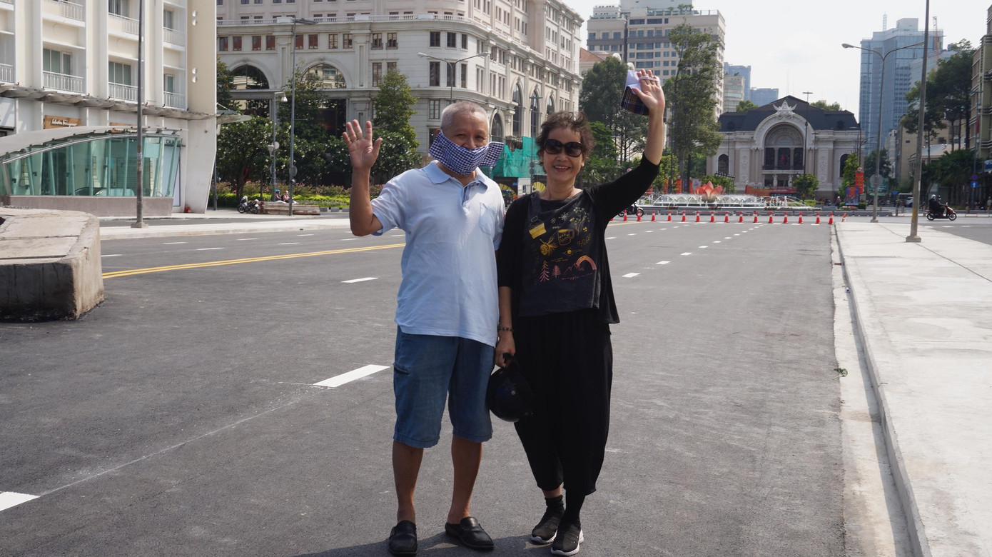 Nay tuyến đường được tái lập nhưng hàng cây cổ thụ xanh thắm ngày nào đã không còn.