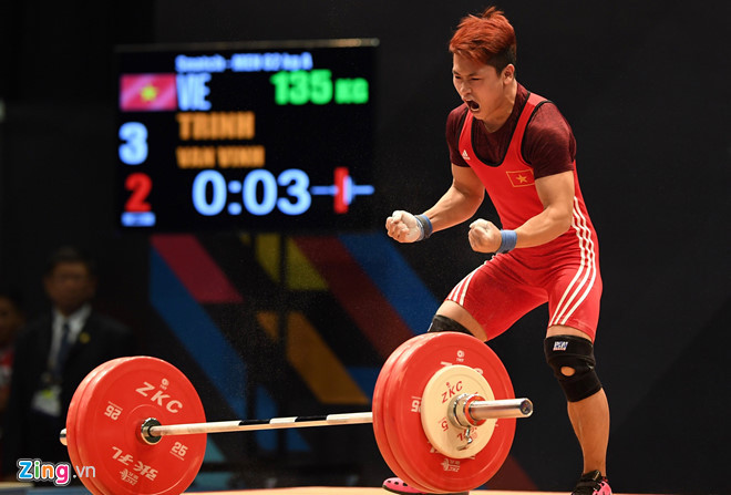 SEA Games ngày 28/8: Lực sĩ Việt Nam phá kỷ lục SEA Games ảnh 6