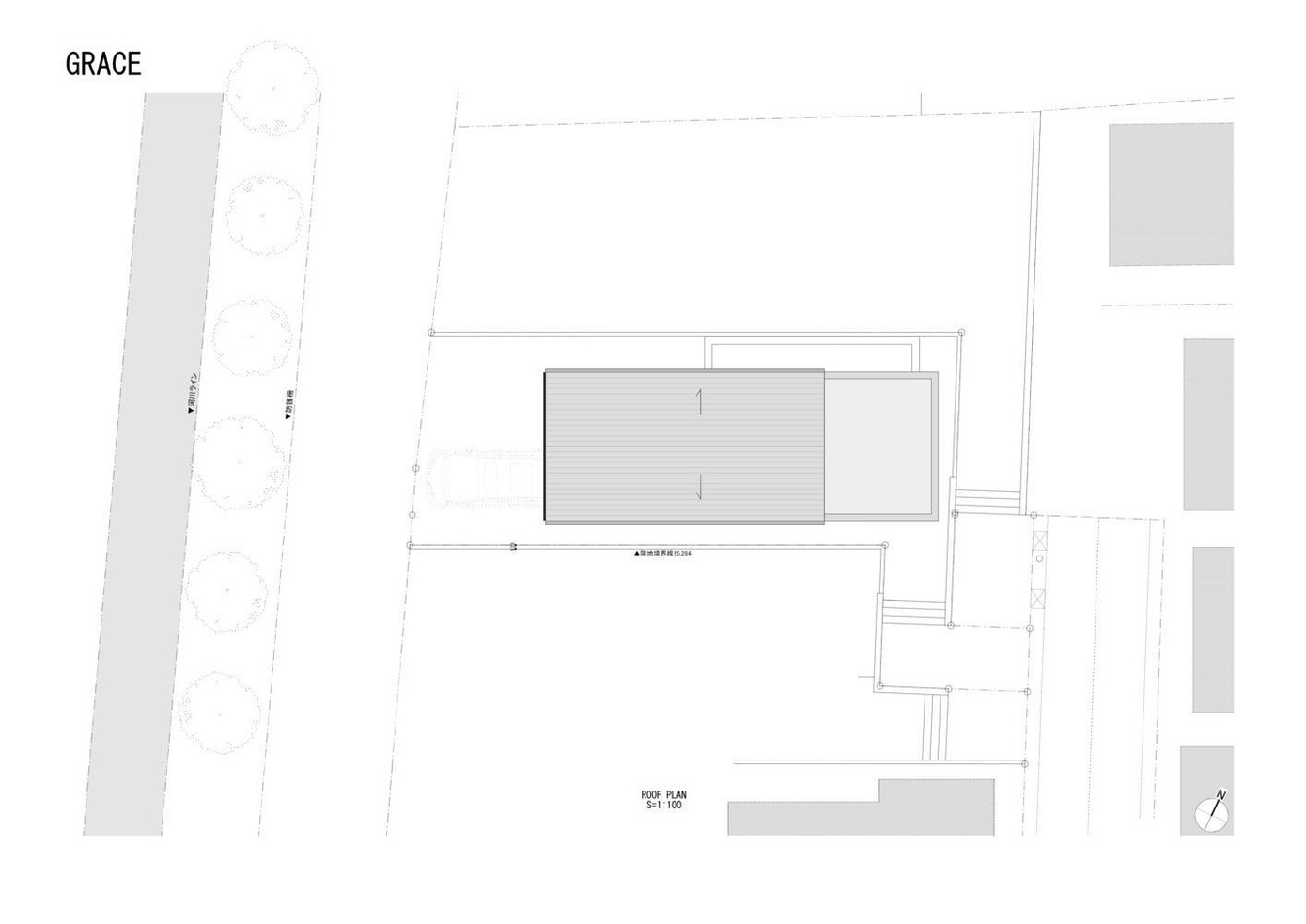 Bản vẽ thiết kế của ngôi nhà.