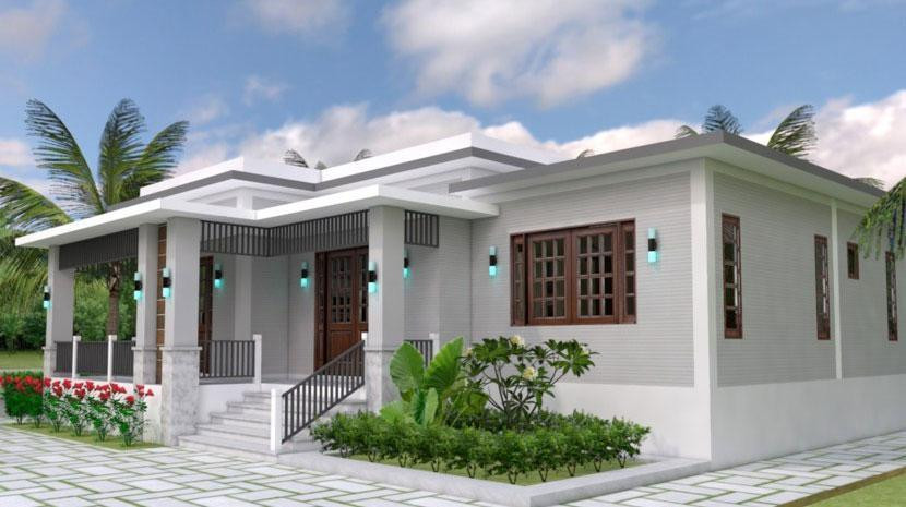 Nhà mái bằng nên thiết kế nhiều cửa sổ để tăng độ thông thoáng và mang lại nhiều ánh sáng cho không gian trong nhà. Một số mẫu nhà mái bằng được ưa chuộng hiện nay. Biến tấu mái bằng thành khu vườn xanh mát.