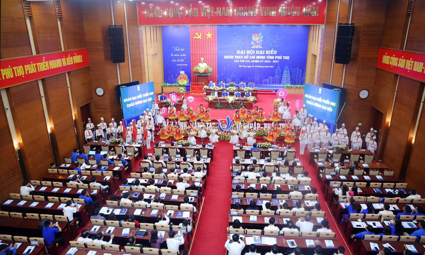 Phiên trọng thể Đại hội đại biểu Đoàn TNCS Hồ Chí Minh tỉnh Phú Thọ lần thứ XVI Phiên trọng thể Đại hội đại biểu Đoàn TNCS Hồ Chí Minh tỉnh Phú Thọ lần thứ XVI