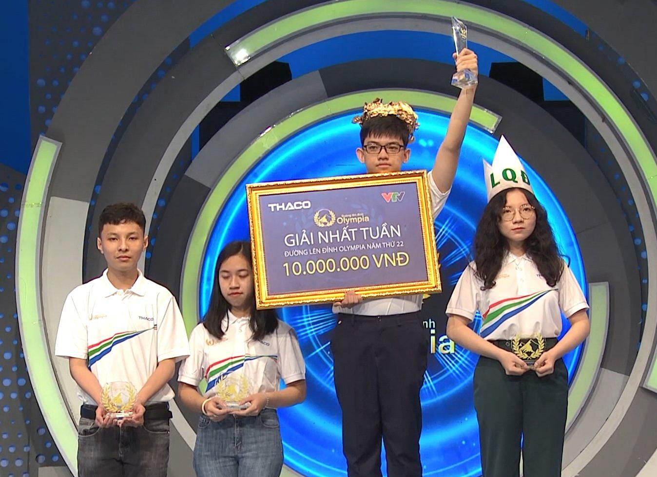 Gia Kiệt giành được vòng nguyệt quế trận thi tuần 2 tháng 2 quý IV. Ảnh: FBCT