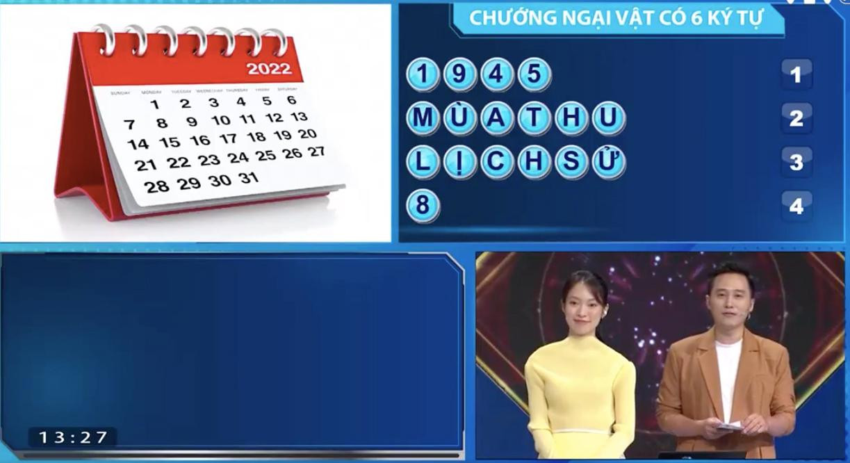 Quang Huy đã giải được từ khóa vượt chướng ngại vật. Quang Huy đã giải được từ khóa vượt chướng ngại vật.