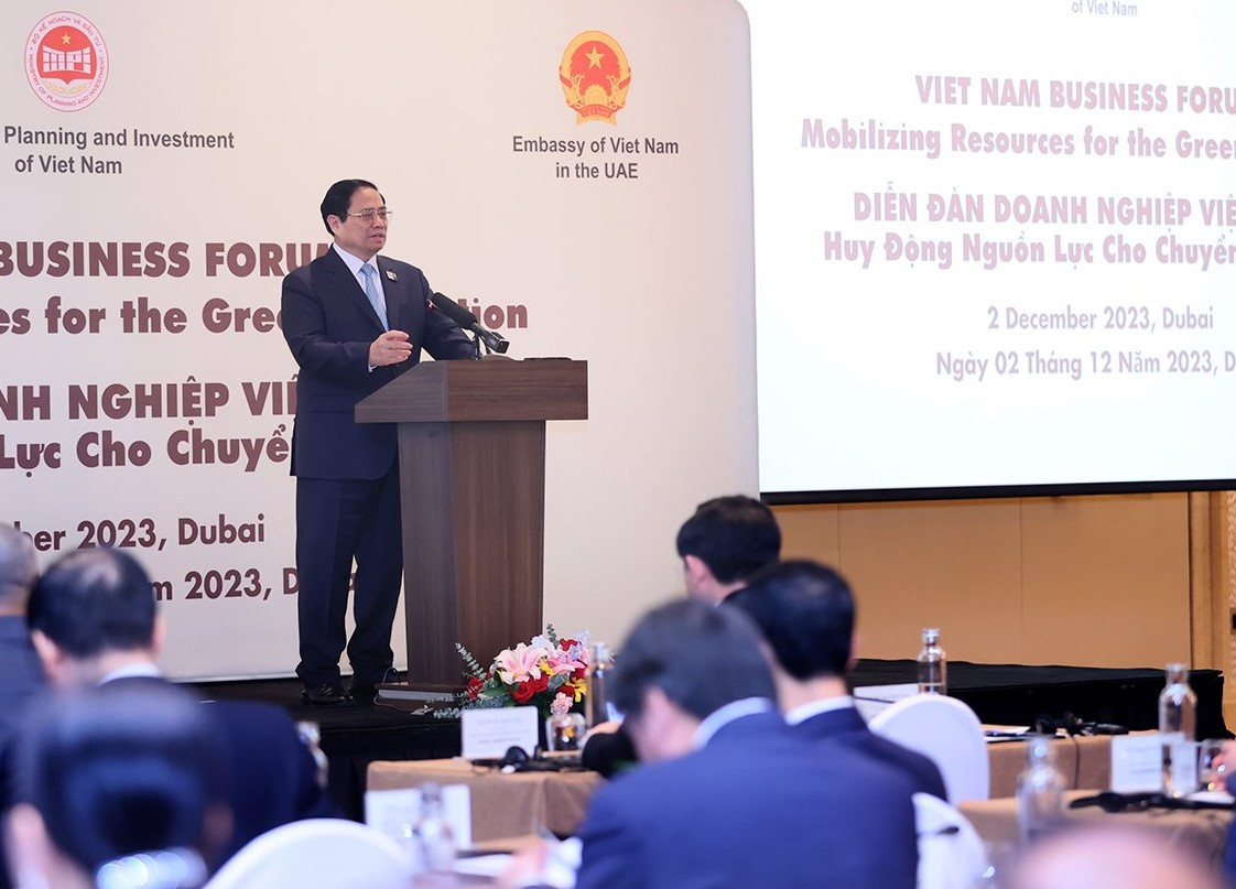 Thủ tướng Phạm Minh Chính phát biểu tại diễn đàn.