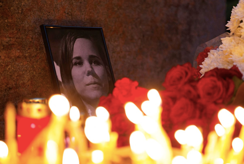 Nhà báo Darya Dugina thiệt mạng vì xe bị đánh bom. (Ảnh: Reuters)