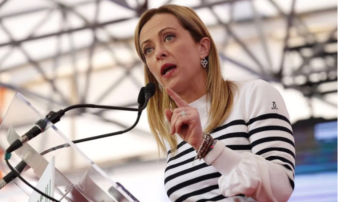 Lãnh đạo cực hữu Giorgia Meloni