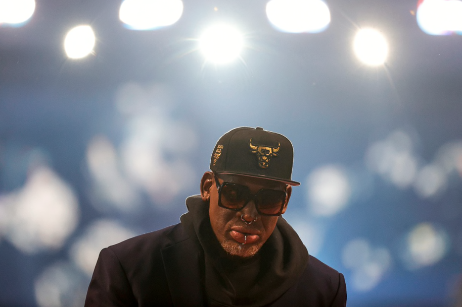 Huyền thoại bóng rổ NBA Mỹ Dennis Rodman. (Ảnh: Getty) Huyền thoại bóng rổ NBA Mỹ Dennis Rodman. (Ảnh: Getty)