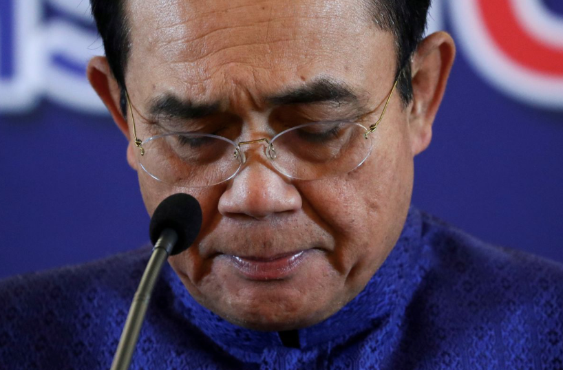 Ông Prayuth Chan-ocha bị đình chỉ chức vụ thủ tướng từ ngày 24/8. (Ảnh: Reuters)